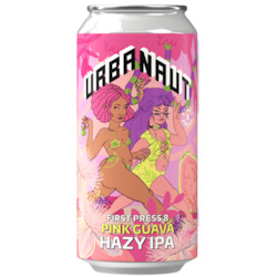 Beer: First Press 8 - Pink Guava Hazy IPA