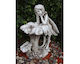 Fibre Clay Fairy W/Flower Birdfeeder 63CMH