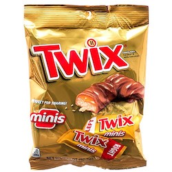General store operation - mainly grocery: Twix Minis Bag 2.83oz/80.2g