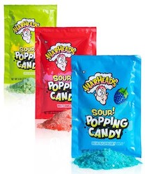 Warheads Sour Popping Candy 3pk 0.74oz/21g