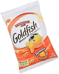 General store operation - mainly grocery: Goldfish Snack Crackers Cheddar 2.25oz/64g