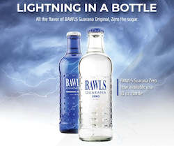 General store operation - mainly grocery: BAWLS Guarana Zero Bottle 10oz/295ml