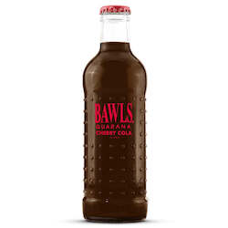 General store operation - mainly grocery: BAWLS Guarana Cherry Cola Bottle 10oz/295ml