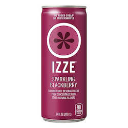 General store operation - mainly grocery: Izze Sparkling Juice Blackberry 8.4floz/248ml