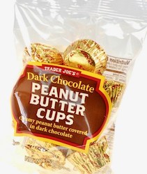 General store operation - mainly grocery: Trader Joes Dark Chocolate Peanut Butter Cups 3.5oz/99g