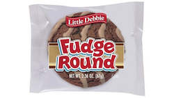 Little Debbie Fudge Rounds Sandwich Cookies 2oz/57g