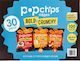 PoPchips Potato Ridges Variety 30 pack 0.7oz/20g (Best Before July 2023)