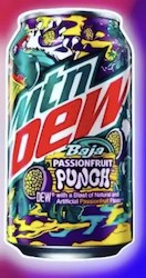 General store operation - mainly grocery: Mountain Dew Baja Passionfruit Punch 355ml **LIMITED 1 CAN ONLY**
