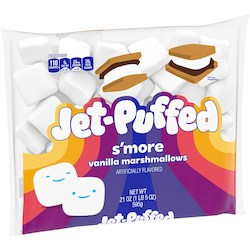 General store operation - mainly grocery: Jet Puffed Marshmallows Smores Giant 21oz
