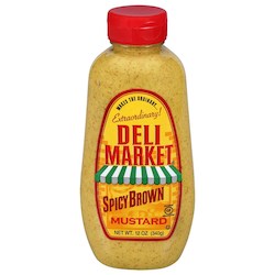 Deli Market Spicy Brown Mustard 12oz/340g