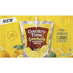 General store operation - mainly grocery: Country Time Lemonade 10pouch box