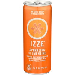 General store operation - mainly grocery: Izze Sparkling Juice Clementine 8.4floz/248ml