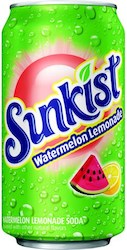 Sunkist Watermelon Lemonade Soda 12floz/355ml
