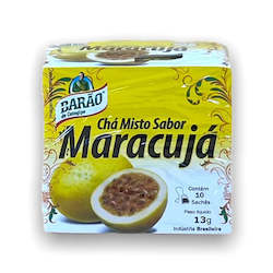 Barao Cha Misto Sabor Maracuja (Passionfruit) Tea 10 Sachets