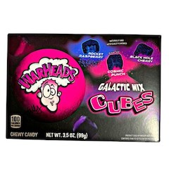 General store operation - mainly grocery: Warheads Galactic Cubes TBX 3.5oz/99g