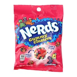 General store operation - mainly grocery: Nerds Gummy Clusters 3oz