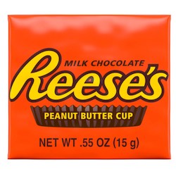 General store operation - mainly grocery: Reeses Single Cup .55oz/15g
