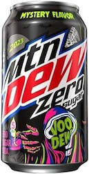 General store operation - mainly grocery: Mountain Dew Voo Doo Mystery Flavor Zero can 12floz/355ml ***LIMIT 3 CANS ***