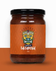 General store operation - mainly grocery: Salsaroha Chipotle salsa 250g