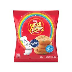 General store operation - mainly grocery: Pillsbury Soft Baked Mini Lucky Charms Cookies 1.5oz/42g (Best Before 28 Mar 2024)
