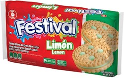 General store operation - mainly grocery: Festival Limon Creme Filled Cookies 12pk