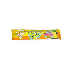 General store operation - mainly grocery: Warheads Sour Taffy Tropical Pineapple Orange bar 1.5oz/42g