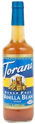 Torani Vanilla Bean Sugar Free Syrup 750ml