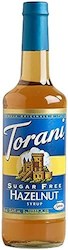 General store operation - mainly grocery: Torani Hazelnut Sugar Free Syrup 750ml