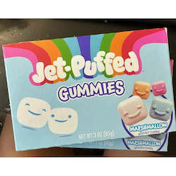 General store operation - mainly grocery: Jet Puffed Marshmallow Gummies TBX 3oz/85g