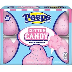 General store operation - mainly grocery: Peeps Chicks Cotton Candy 10pk 3oz/85g
