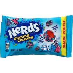 General store operation - mainly grocery: Nerds Gummy Clusters - Very Berry 3oz/85g