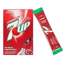 General store operation - mainly grocery: 7up Cherry Single to GO Drink Mix 6pk 0.48/13.2g