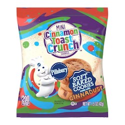 General store operation - mainly grocery: Pillsbury Soft Baked Mini Cinnamon Toast Crunch Cookies 1.5oz/42g