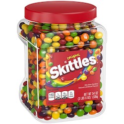 General store operation - mainly grocery: Skittles Original Jar 54oz/1530g