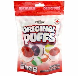 General store operation - mainly grocery: Primed Warrior Puffs Original 3.5oz/100g
