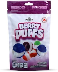 General store operation - mainly grocery: Primed Warrior Puffs Berry 3.5oz/100g