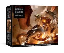 Roleplaying Games: Dungeons & Dragons: The Rise of Tiamat 1000 Pieces Puzzle