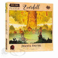 Roleplaying Games: Everdell Puzzle - "Peaceful Evertree" 1000pc Puzzle