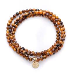 Amuleto Tigerâs Eye Wrap Bracelet - Small bead