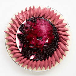 Blueberry unbaked cheesecake (LG)