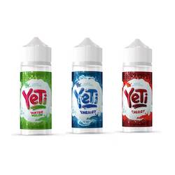 Yeti E-liquid 100ml - 0/3mg - 14 Flavours