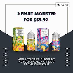In-store retail support services: Fruit Monster NicSalt 30ml - 24mg/48mg