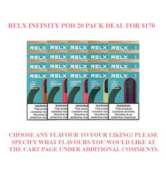 RELX Infinity Pods 20 for $170 Deal