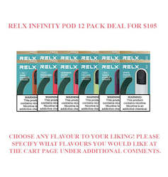 RELX Infinity Pods 12 for $105 Deal