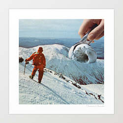 Artist: 'Ice Cream Mountain' Art Print by Vertigo Artography
