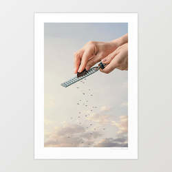 Artist: 'Garnished Flock' Art Print by Vertigo Artography