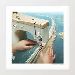 Artist: 'Seamstress Causeway' Art Print by Vertigo Artography