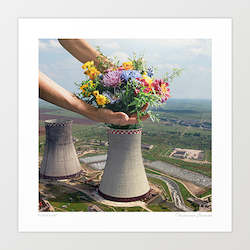 Artist: 'Flower Plant' Art Print by Vertigo Artography