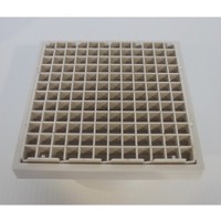 100mm eggcrate grille-white bagged