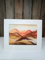 Home Decor: Nature's touch; Soft Textured Landscape Painting 10 x 8 inch
